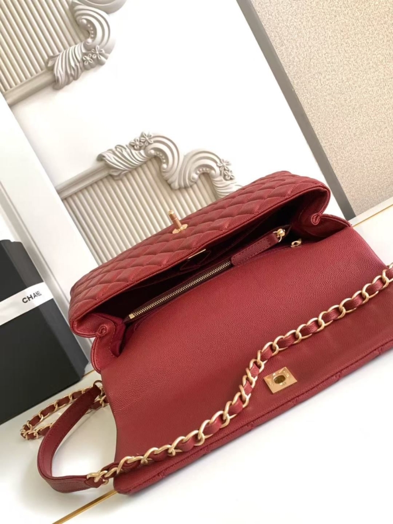 Ch**el top handle bags